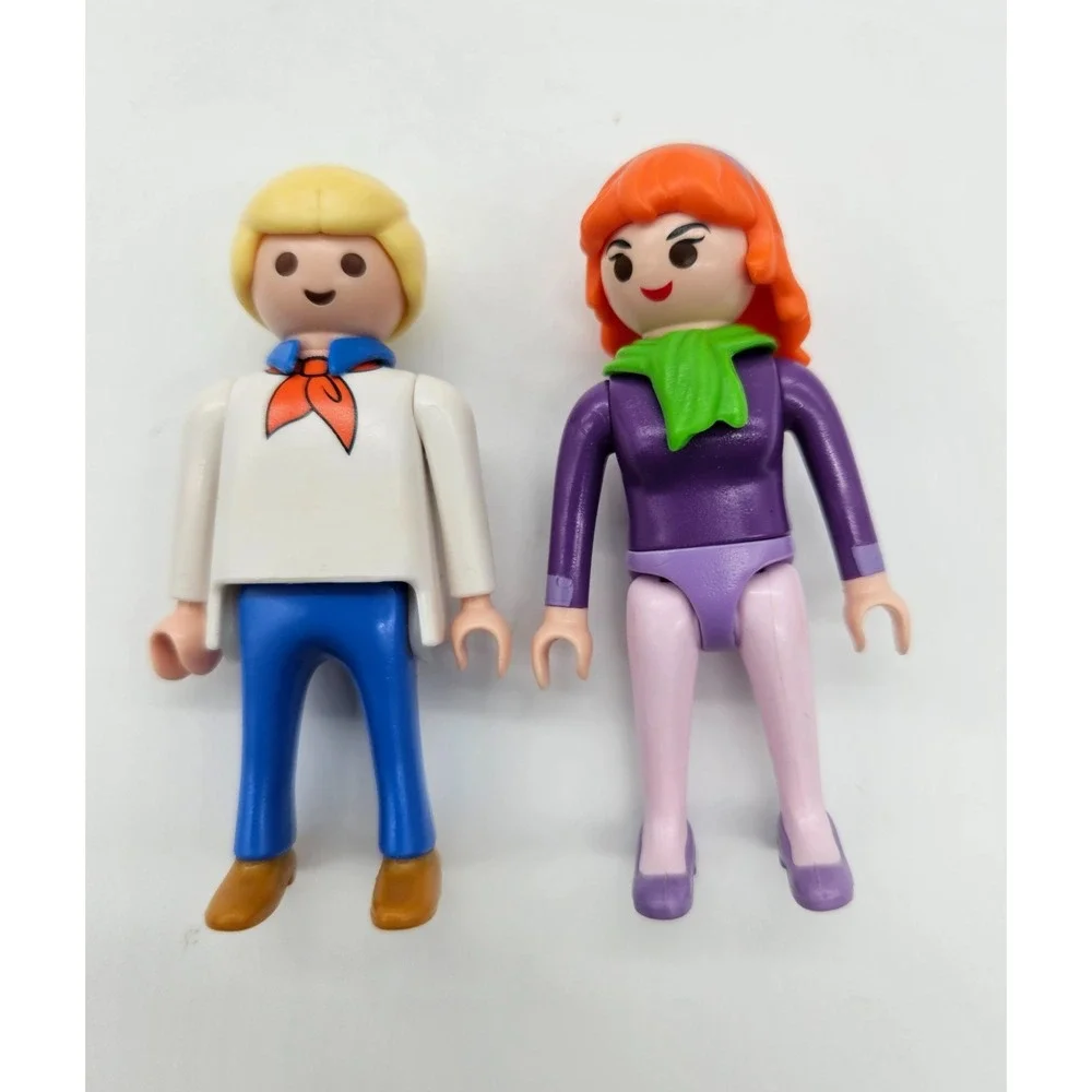 Playmobil Scooby Doo Fred‎ Daphne Figures Toys Collectible Action Figures